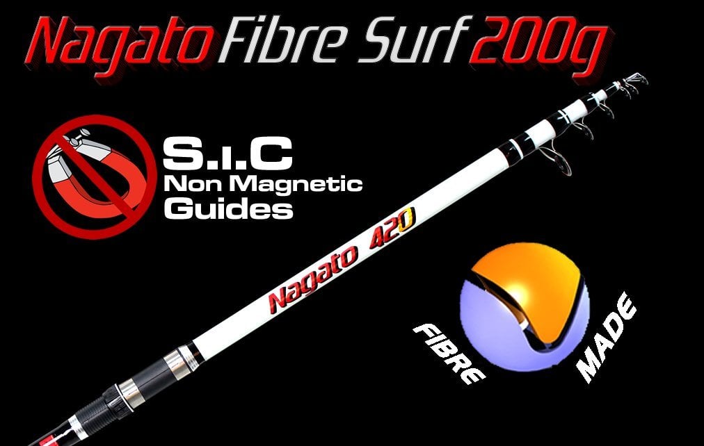 Michigan Nagato 420 - 390cm Surf Olta Kamışı 200gr Kırmızı - 3.90cm Kamış Boyu