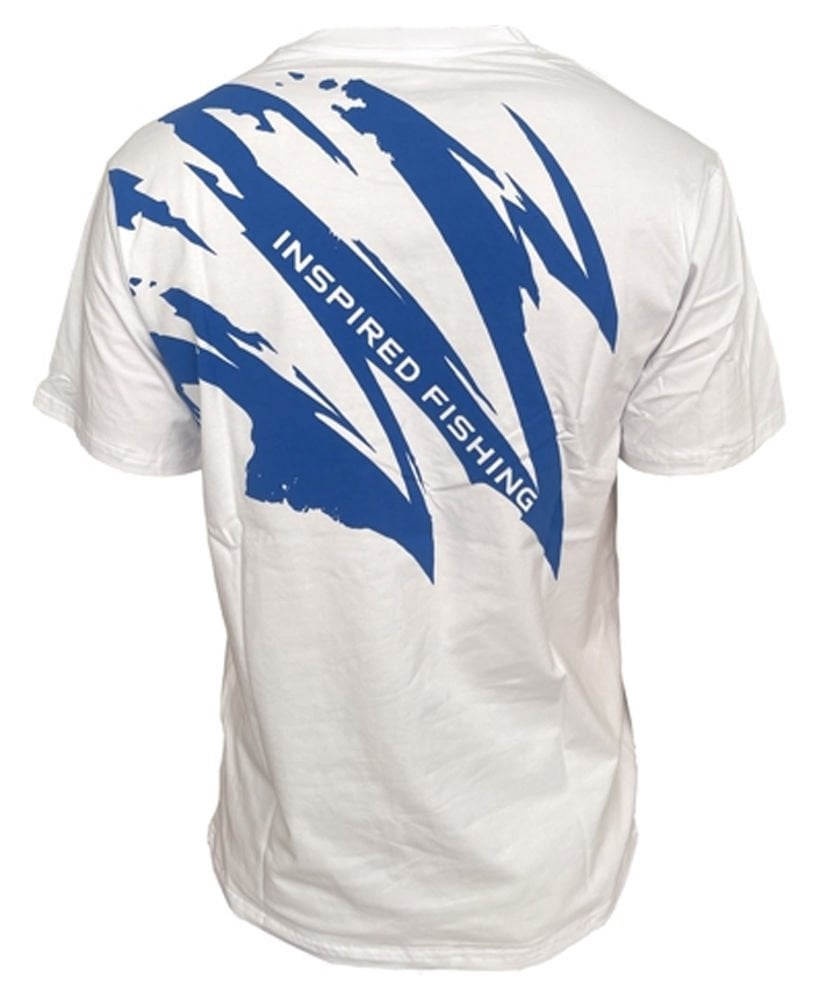 Okuma White Motif Cotton Short Sleeve Shirt