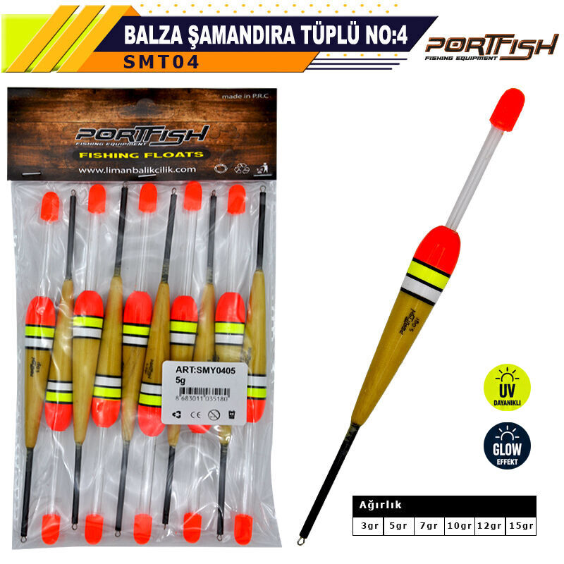 Portfish Balsa Şamandıra Tüplü no:04 10 Adetli