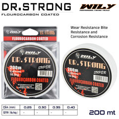 Wily Dr. Strong Fluoro Carbon Coated 200 mt