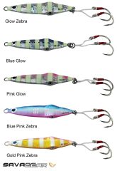 Savage gear Squısh Jig 11,5cm 130g Suni Yem Glow Zebra