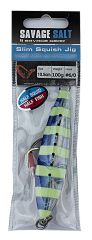 Savage gear Squısh Jig 11,5cm 130g Suni Yem Glow Zebra