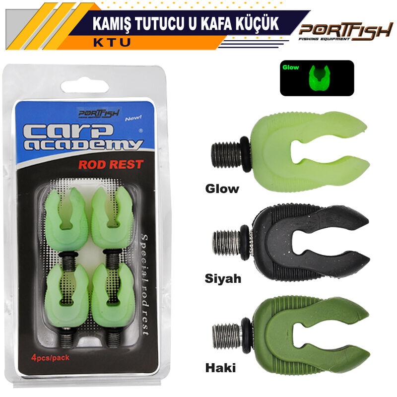 Portfish Kamış Tutucu U Kafa Küçük Boy 4 Adetli