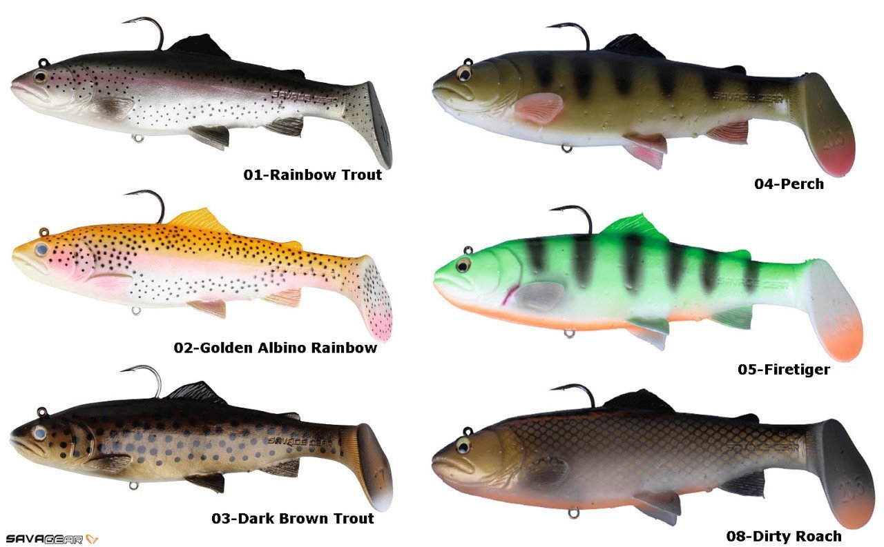 Savage gear 3D Trout Rattle Shad 12.5 cm 35 gr Suni Yem 05-Firetiger