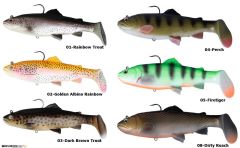 Savage gear 3D Trout Rattle Shad 12.5 cm 35 gr Suni Yem 05-Firetiger