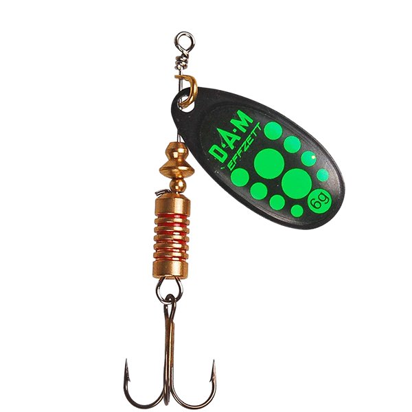 Dam Effzet St 4G Döner Olta Kaşığı Siyah-Yeşil