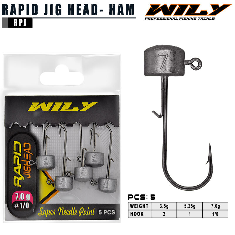 Wily Rapid Jighead Ham