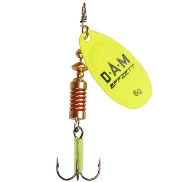 Dam Effzett Fluo Spinner 4G Döner Olta Kaşığı Sarı