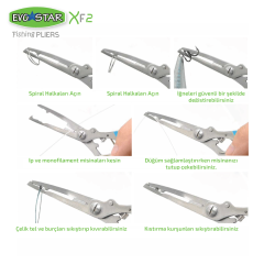 Evostar XF2 Balıkçı Pensesi, Split Ring Halka Açıcı