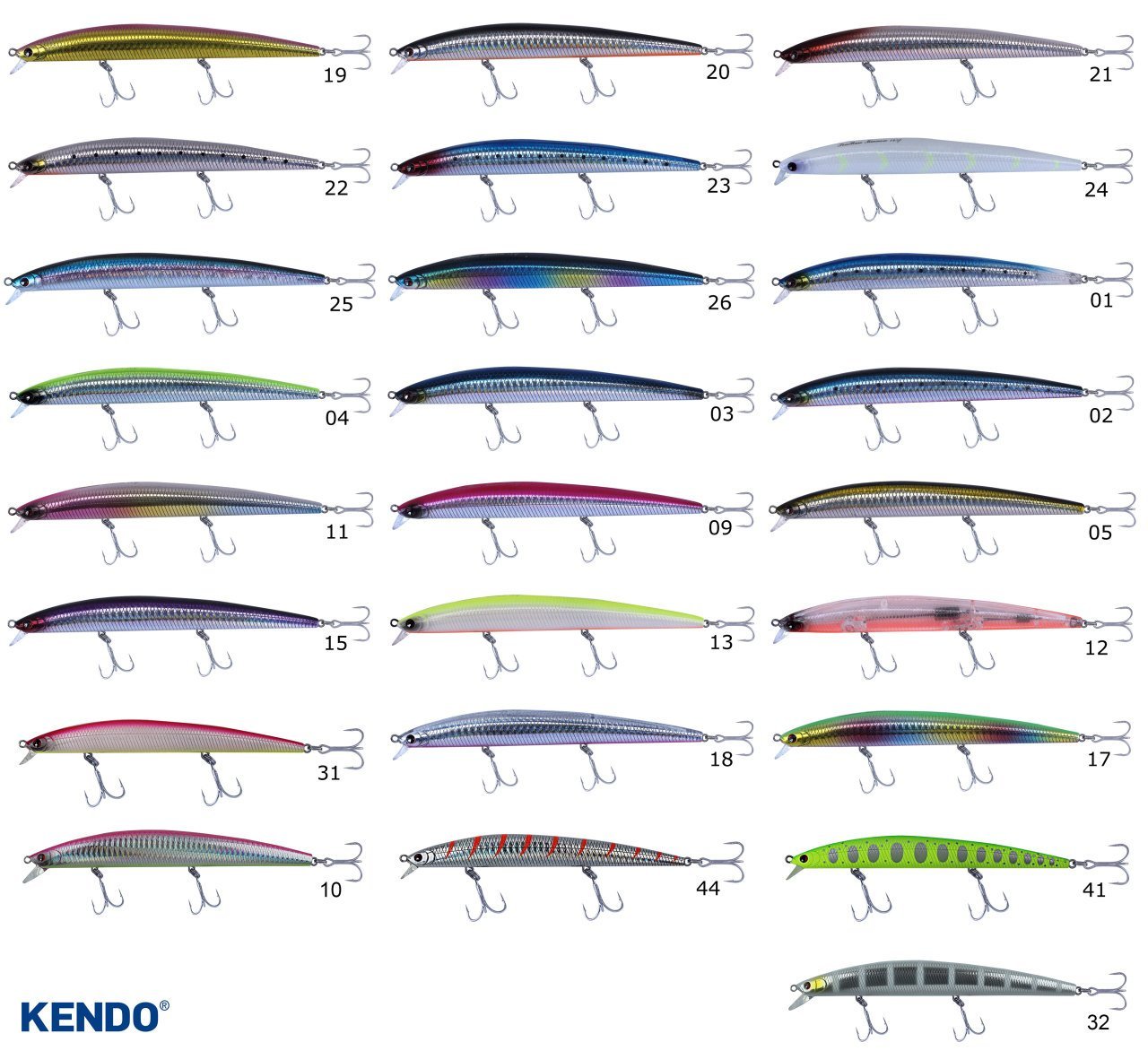 Kendo Seabass Mınnow 17cm 26,8gr Floatıng Suni Yem 19