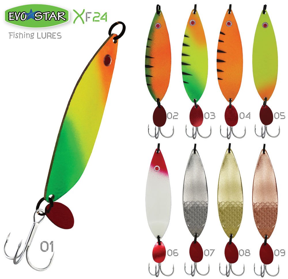 Evostar Flash 90mm 28g Turna Olta Kaşığı XF24