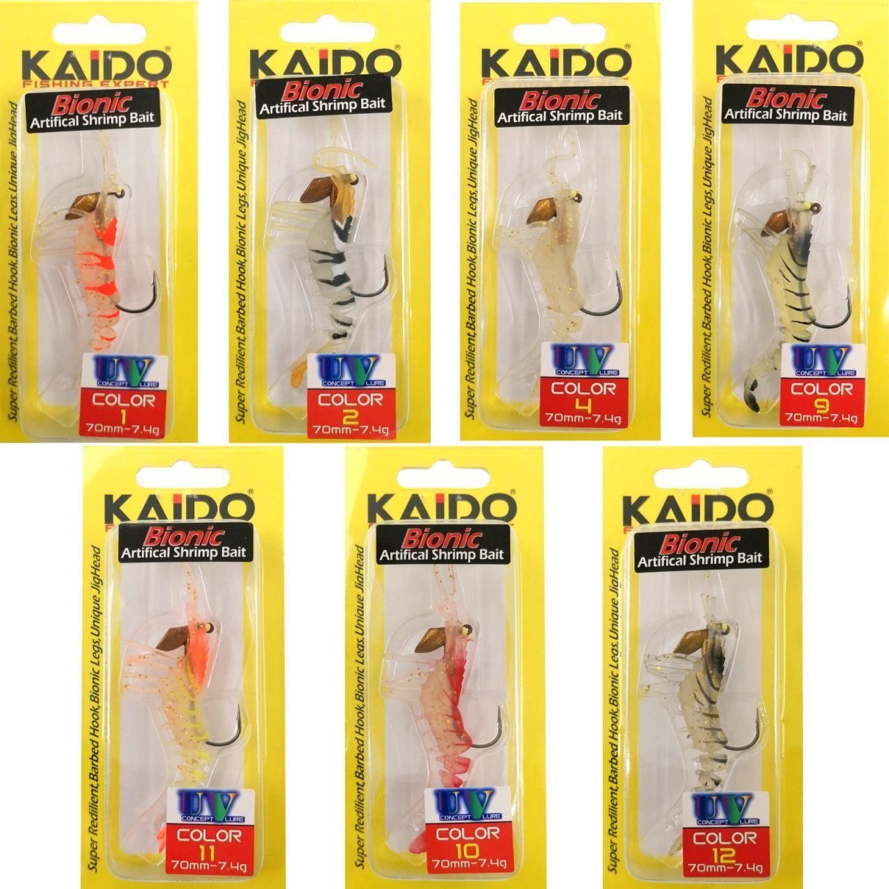 LC70S Shrimp Bait Karides 70mm 7.4g 4