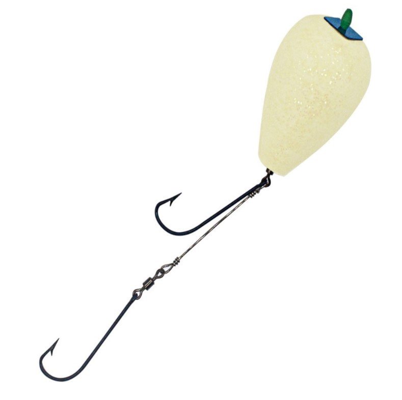 Evostar Glow Mantarlı Çelik Telli Yemli Takım 2 İğneli Topaç Sarı - Topaç - 4 No SY İğne