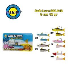 Soft Lure Bsl 610 #10G (6Cm) 1+2 Set BY