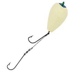 Evostar Glow Mantarlı Çelik Telli Yemli Takım 2 İğneli Topaç Sarı - Topaç - 6 No SY İğne