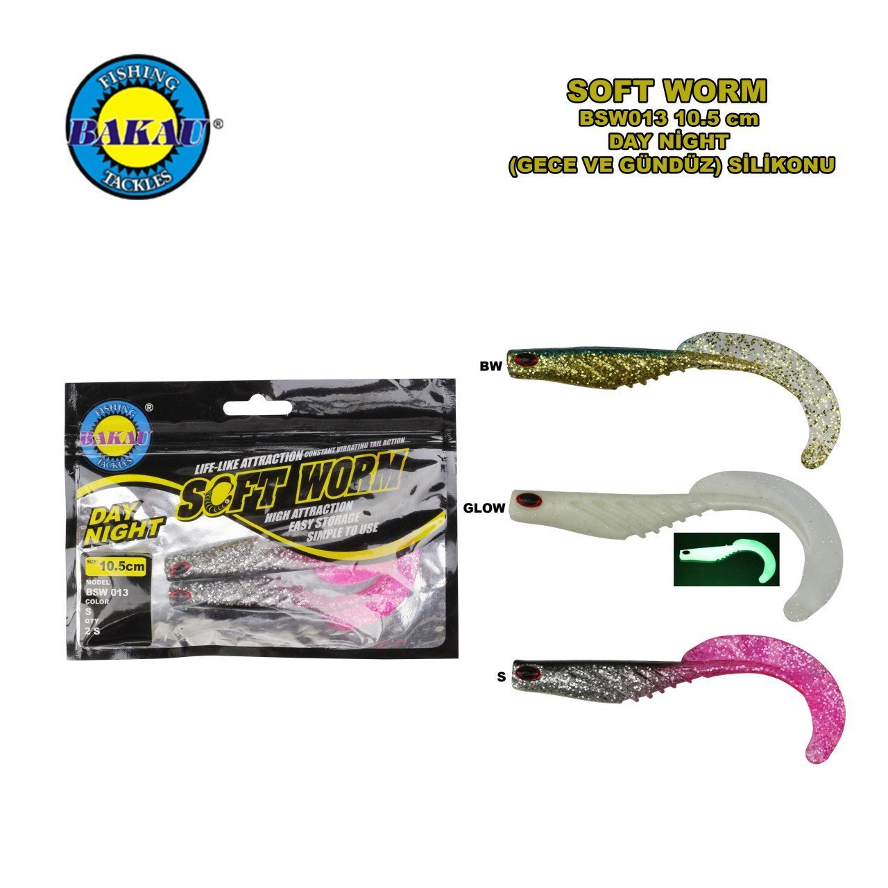 Dn Soft Worm Bsw 013 # 10.5Cm BG