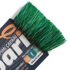 Abari Koyu Yeşil Organze Tekne Çapari Kösteği 100 Ad Koyu Yeşil - 4 No Beyaz İğne