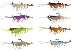 Savage Gear 3D Shrimp RTF 12.5 cm 14 gr 2 Adet Plum Chartreuse