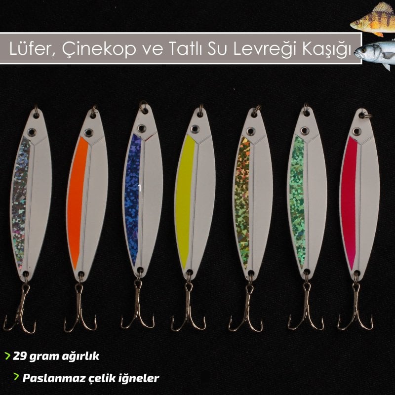 SpotBalık Çinekop Lüfer Levrek Kaşığı, Erpa Kaşık 29g