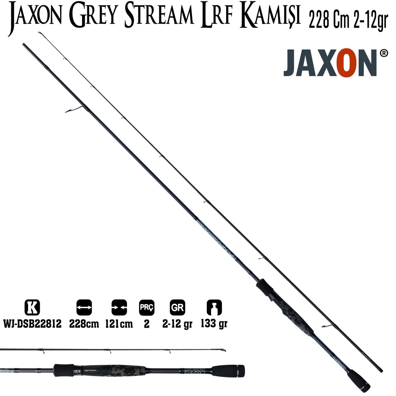 Jaxon Grey Stream Lrf Kamışı 228 Cm 2-12g, Fiyatı 2.789,35 TL