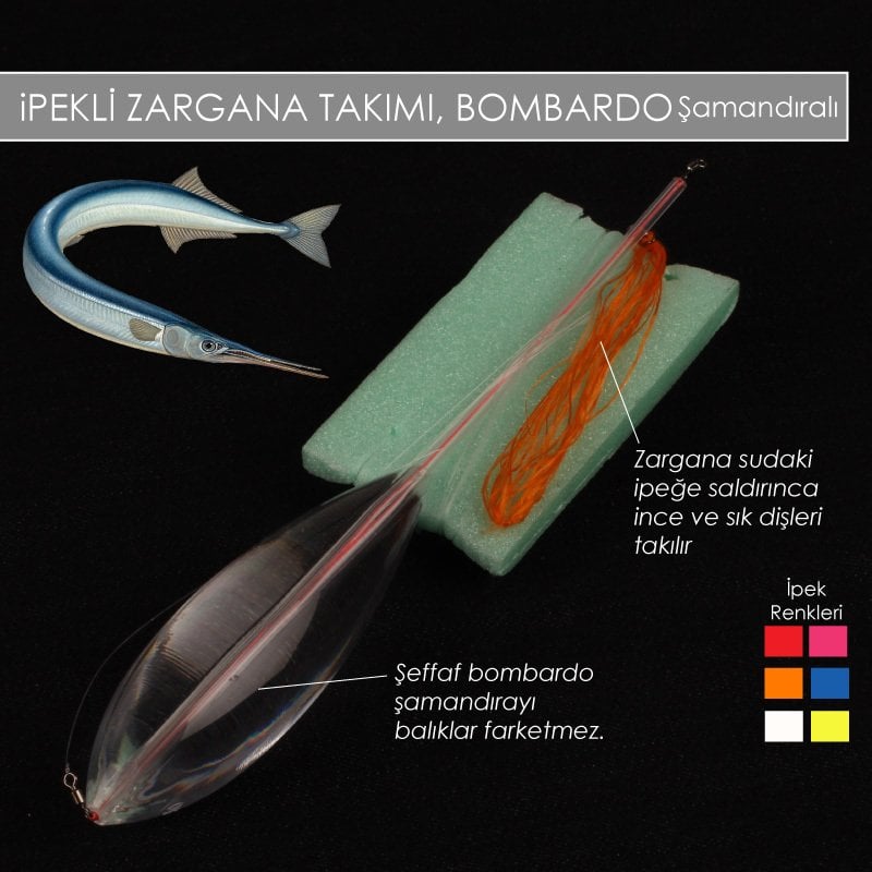 SpotBalık İpekli Zargana Takımı 40g Bombardo ZT1
