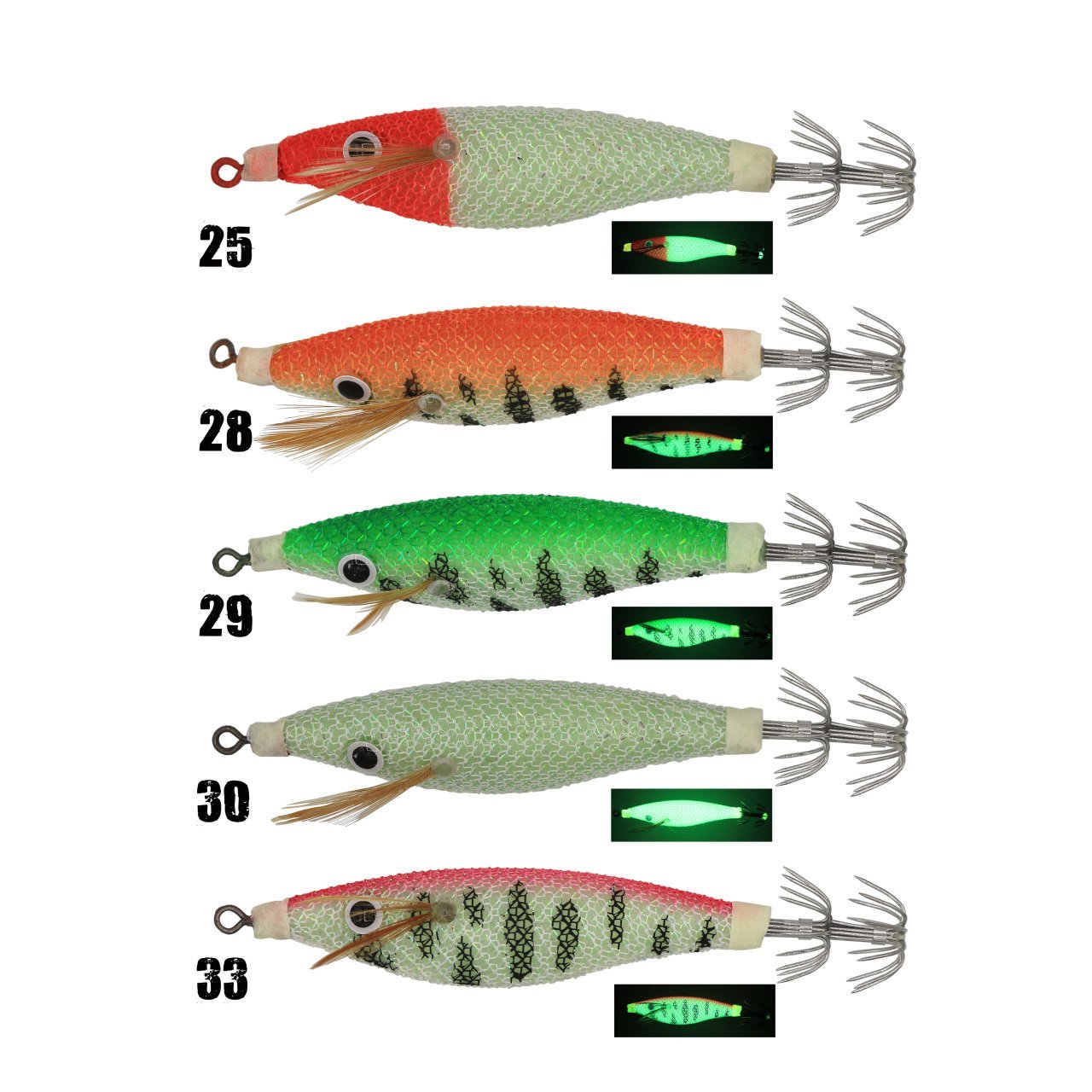 Vanator Squid Jig 80mm 9gr 30