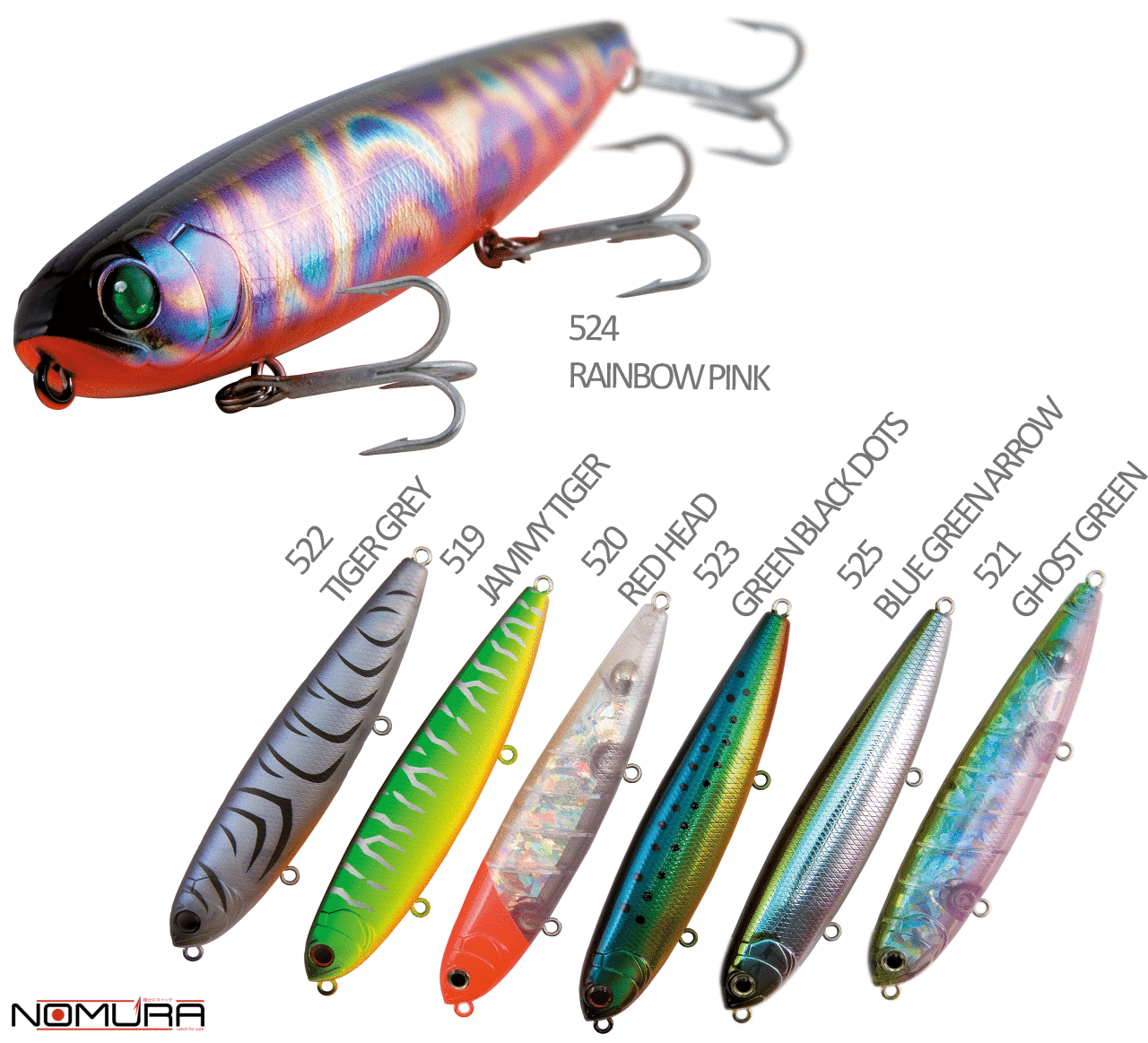 Nomura Nomura Namı 105mm 16,3g (Su Üstü) Suni Yem 519