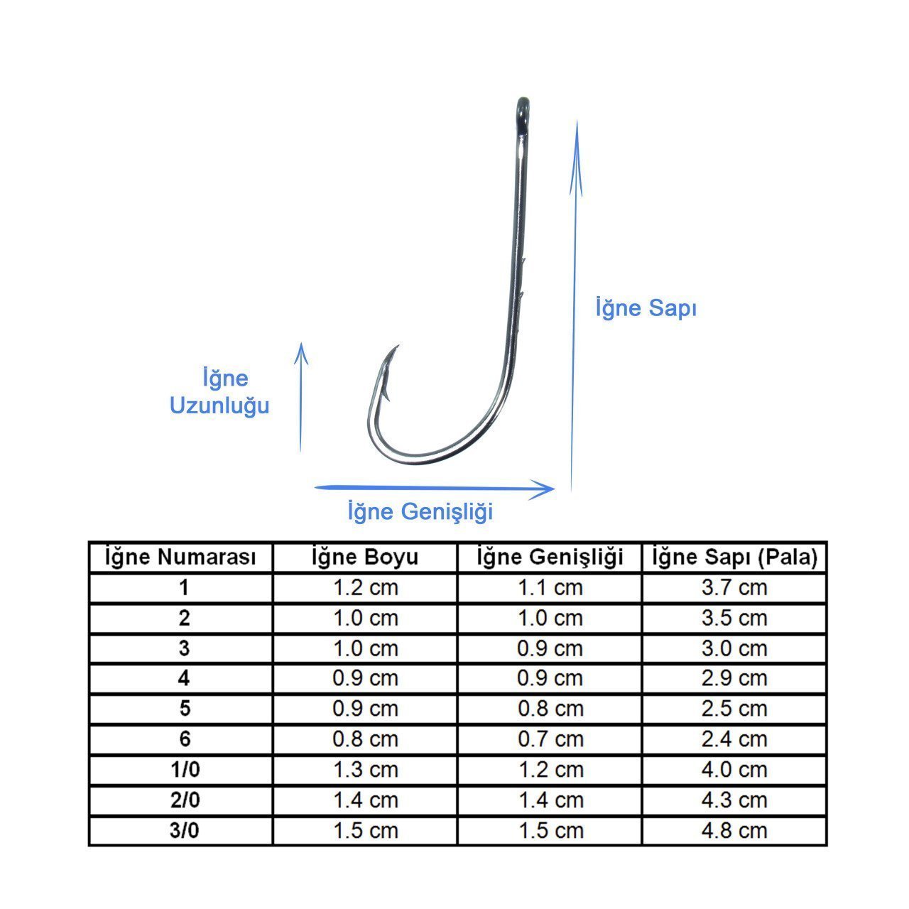 Marlin 92647 BN İğne No:1/0 (100Pcs)