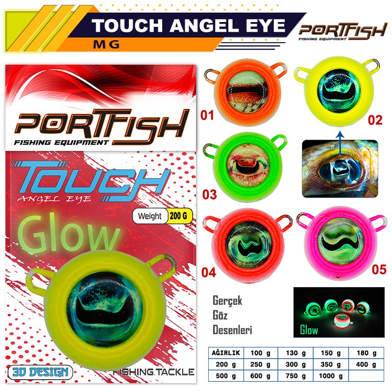 Portfish Touch Melek Gözü 130 gr 01 Turuncu