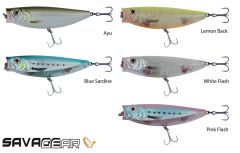 Savage gear 3D Minnow Pop Walker66 6,6cm 8g Suni Yem 03-White Flash