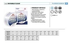 ASSO INVISIBLE CLEAR %100 FLUOROCARBON NO: 0.40 - 50MT