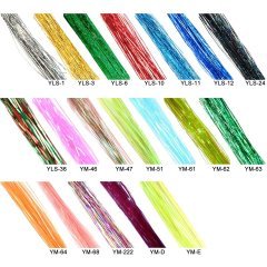 Abari Flashabou 0.5mm Çapari Simi Açık Mavi-Sarı YM-E