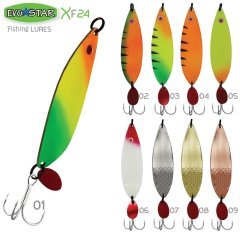 Evostar Flash 90mm 28g Turna Olta Kaşığı XF24 28gr-90mm - Bakır-09