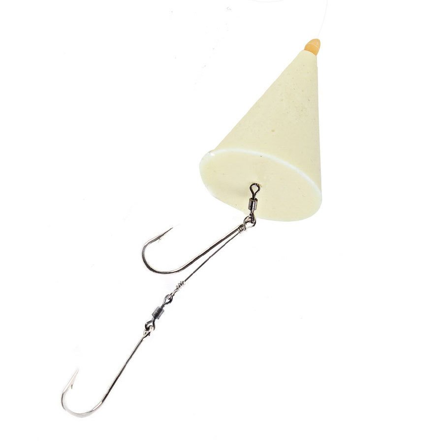 Evostar Glow Mantarlı Çelik Telli Yemli Takım 2 İğneli Konik Sarı - Konik - 6 No SY İğne