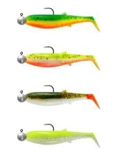 Savage Gear Cannibal Shad 6.8cm 3gr+5gr #1/0 Dark Water 4+4 Adet Suni Yem