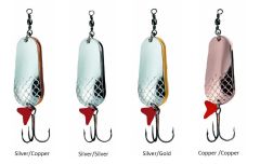 Dam Effzett Twin Spoon 5.5 cm 22 gr Sinking Kaşık Silver/Silver