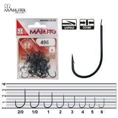 Maruto 496 Mavi İğne No:4 (50Pcs)