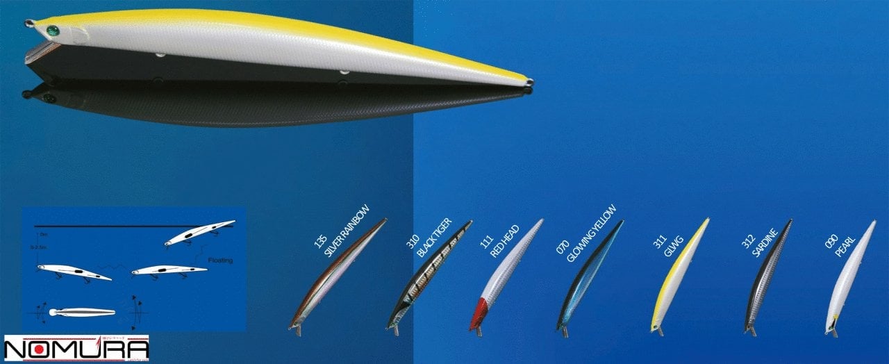 Nomura Nagasa 175mm 26g (0-2,5mt) Suni Yem