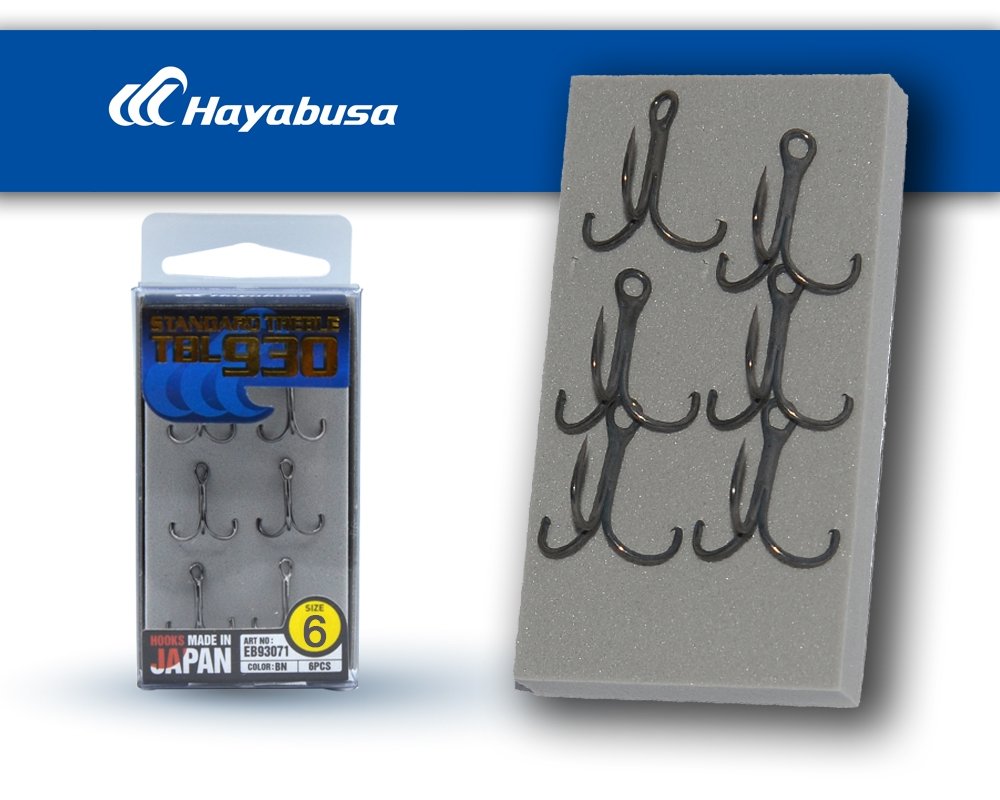 Hayabusa TBL 930 Üçlü İğne Premium 6'lı Paket Black Nikel 6