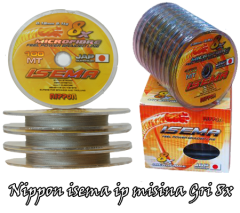 Nippon İsema 8x ip Misina 300 mt Gri 0,24 mm