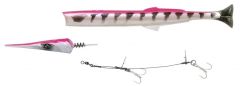 Savage gear Lıne Thru Needlefish Pulsetail 2+1  30cm 85gr Suni Yem Pink Barracuda