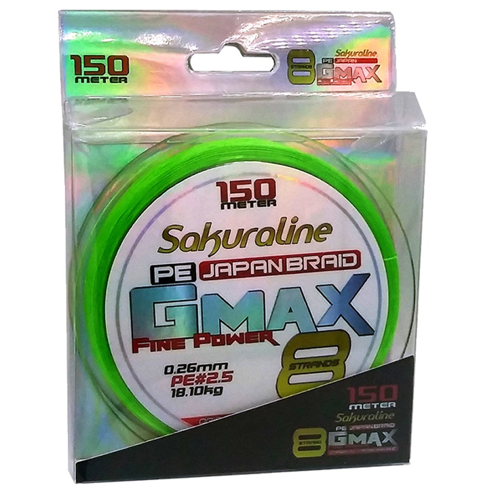 Sakura GMAX WX Japan Braided 8Kat Örgü İp Misina 150m, Fiyatı 872