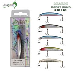 Eurofish Aragon Maket Balık 6 cm A034