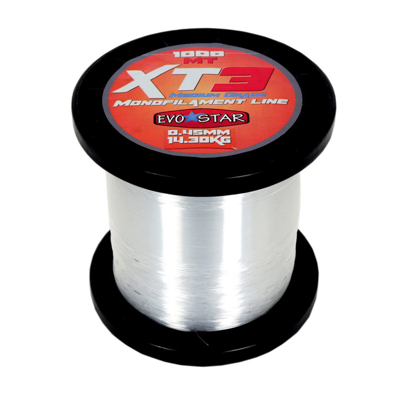 EVOSTAR XT3 Monofilament Olta Misinası 1000m Şeffaf - 0,60mm