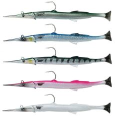 Savage gear Needlefish Pulsetail 2+1 18 cm 26g Suni Yem Pearl White Silver