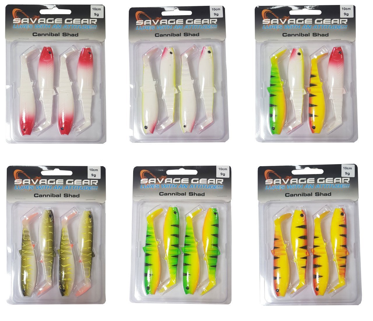Savage gear Cannibal 10cm 4 Adet Suni Yem Pike