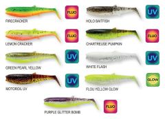 Savage Gear Cannibal Shad 12.5cm 20gr Suni Yem Flou Yellow Glow