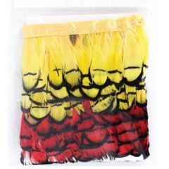 Abari Sülün Tüyü Sarı Kırmızı (çapari kösteği için)