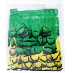 Abari Sülün Tüyü Yeşil Sarı (çapari kösteği için)