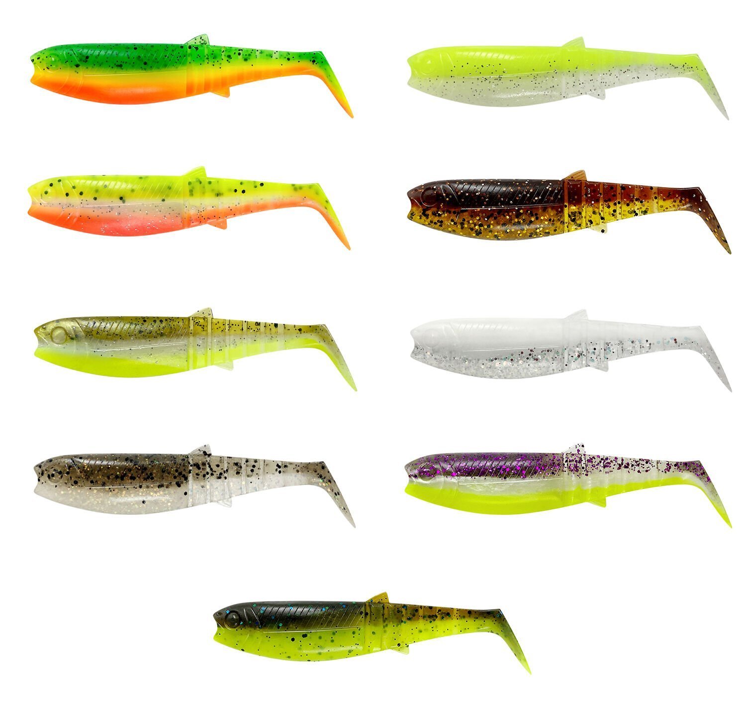 Savage Gear Cannibal Shad 12.5cm 20gr Suni Yem White Flash